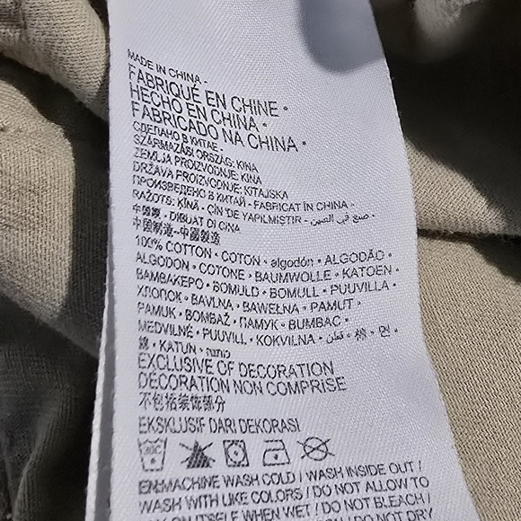 Levi's Tan Elastic Waist Shorts Boys Size 5 - Picture 4 of 4